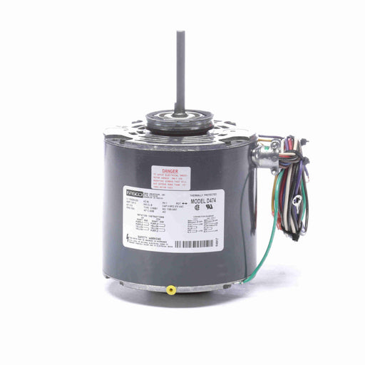 Fasco D474 PSC (Permanent Split Capacitor) 5" Diameter OEM Replacement Condenser Fan and Heat Pump Motor - D474