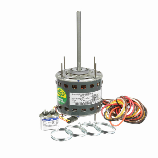 Genteq 3D002 PSC (Permanent Split Capacitor) 5.6" Diameter Direct Drive Furnace and Air Conditioning Motor - 3D002