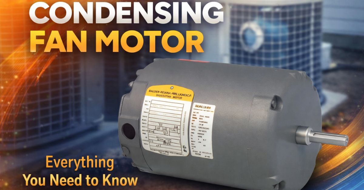How Airflow Shapes Condensing Fan Motor Performance and What to Check Before You Replace One