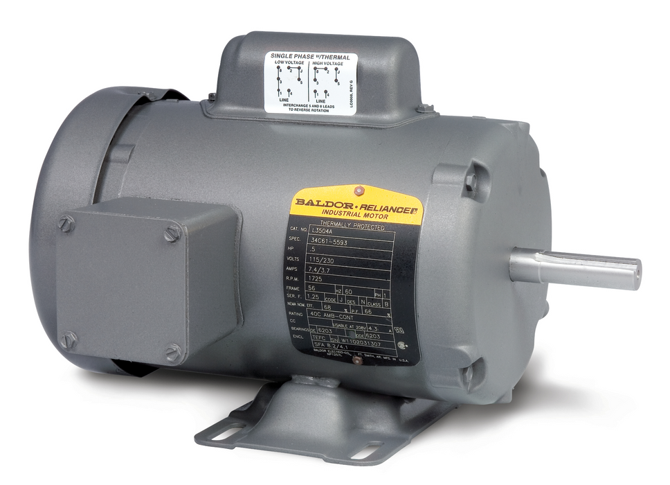 Baldor L3406 General Purpose Single Phase Motor