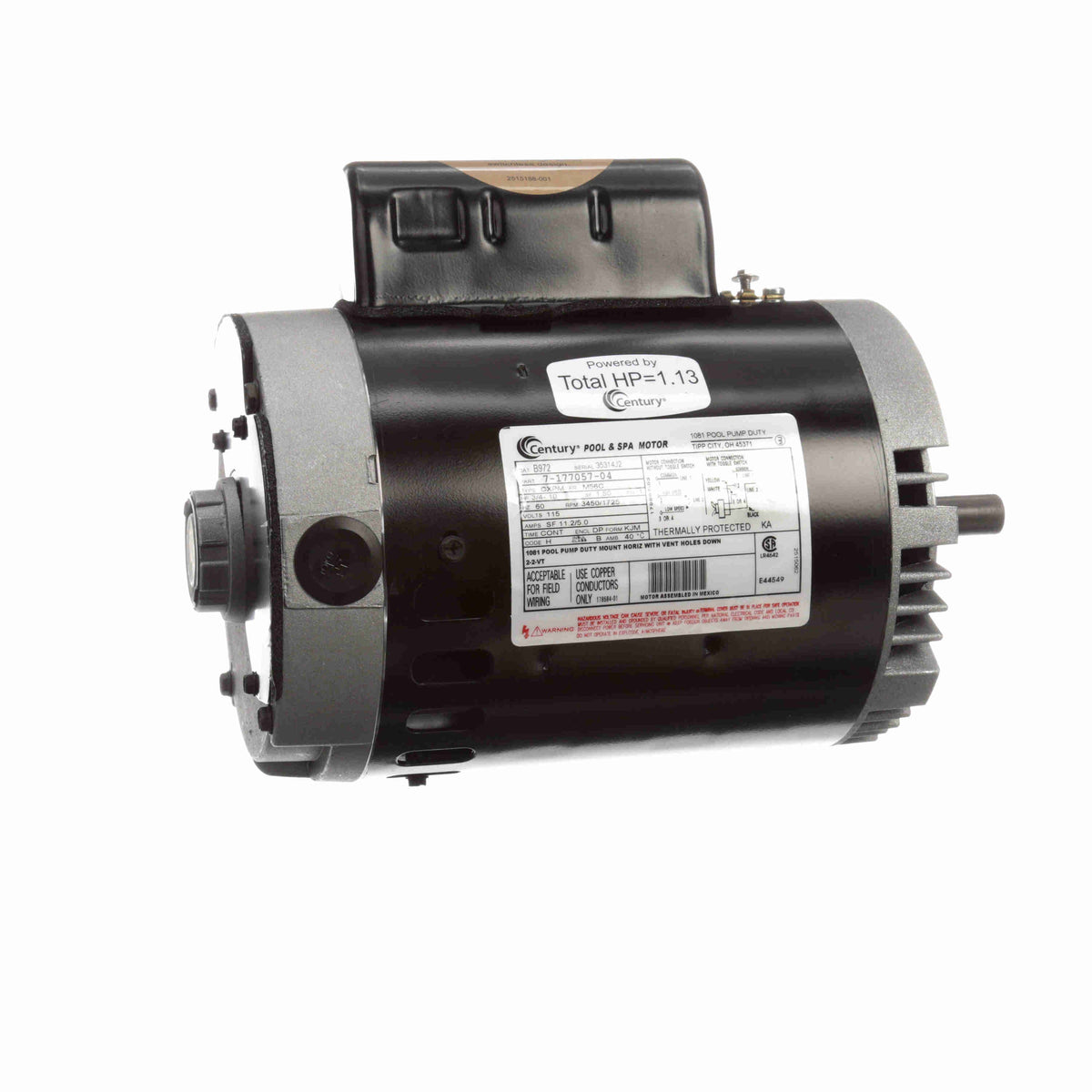 Century B972 Pool Pump Motor B972 EmotorPro