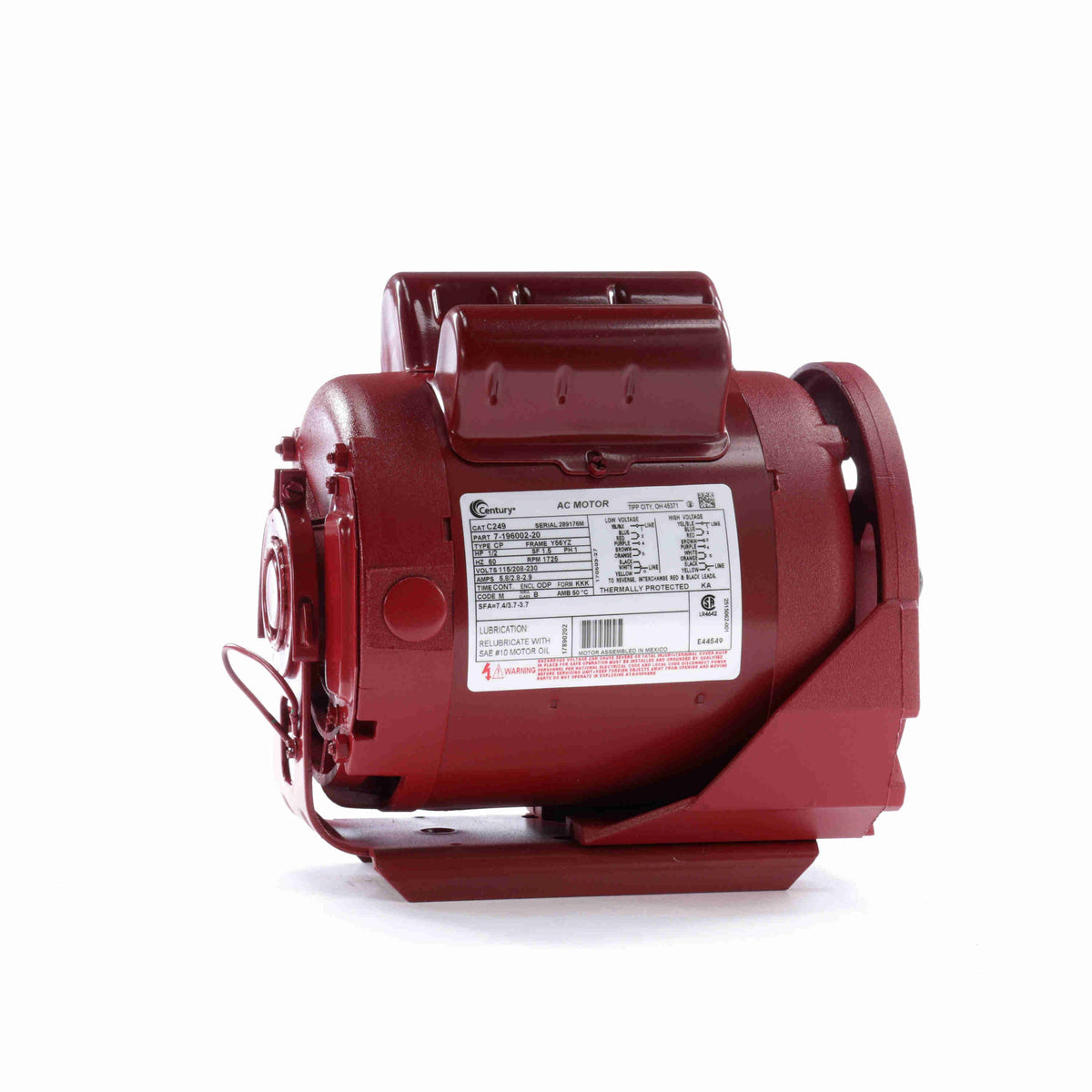 Century C249 Circulator Pump Motor - C249 — EmotorPro