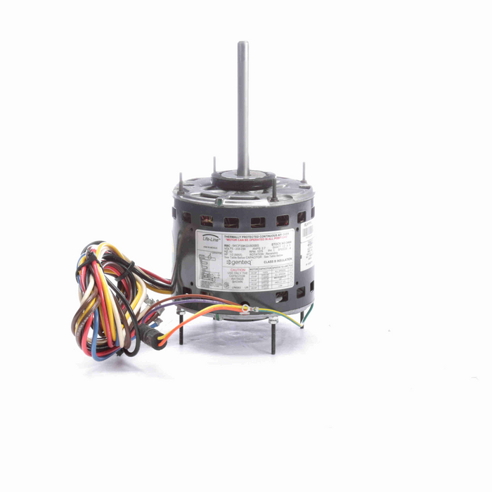 Genteq 3464 PSC (Permanent Split Capacitor) 5.6" Diameter Direct Drive Blower Motor - 3464