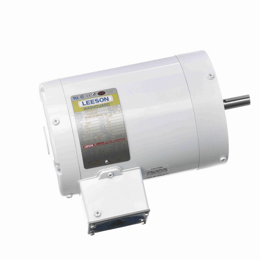 Leeson 113023.00 Three Phase General Purpose White Duck™ Washdown Duty Pump Motor