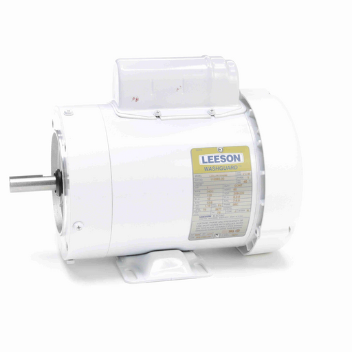 Leeson 113583.00 Capacitor Start General Purpose White Duck™ Washdown Duty Pump Motor
