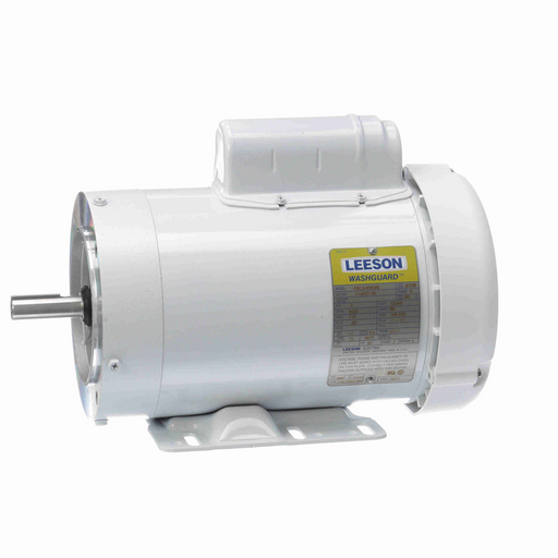 Leeson 114637.00 Capacitor Start General Purpose White Duck™ Washdown Duty Pump Motor
