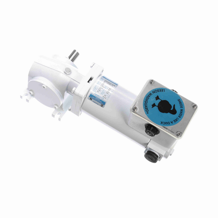 Leeson M1125280.00 White Duck™ Right Angle DC Gearmotor