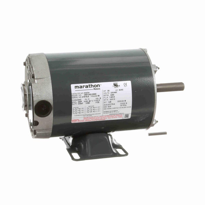 Marathon K027A  6-1/2" Diameter General Purpose Motor - K027A