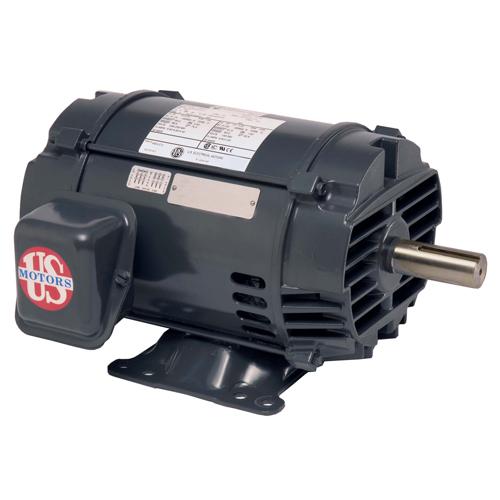 U.S. Motors 3 Phase Premium Efficient General Purpose Motor - D125P1FS