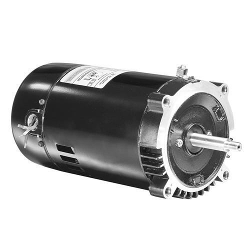 U.S. Motors EUSQ1252  Capacitor Start, Capacitor Run OEM Replacement Switched Square Flange Pool and Spa Pump Motor - EUSQ1252